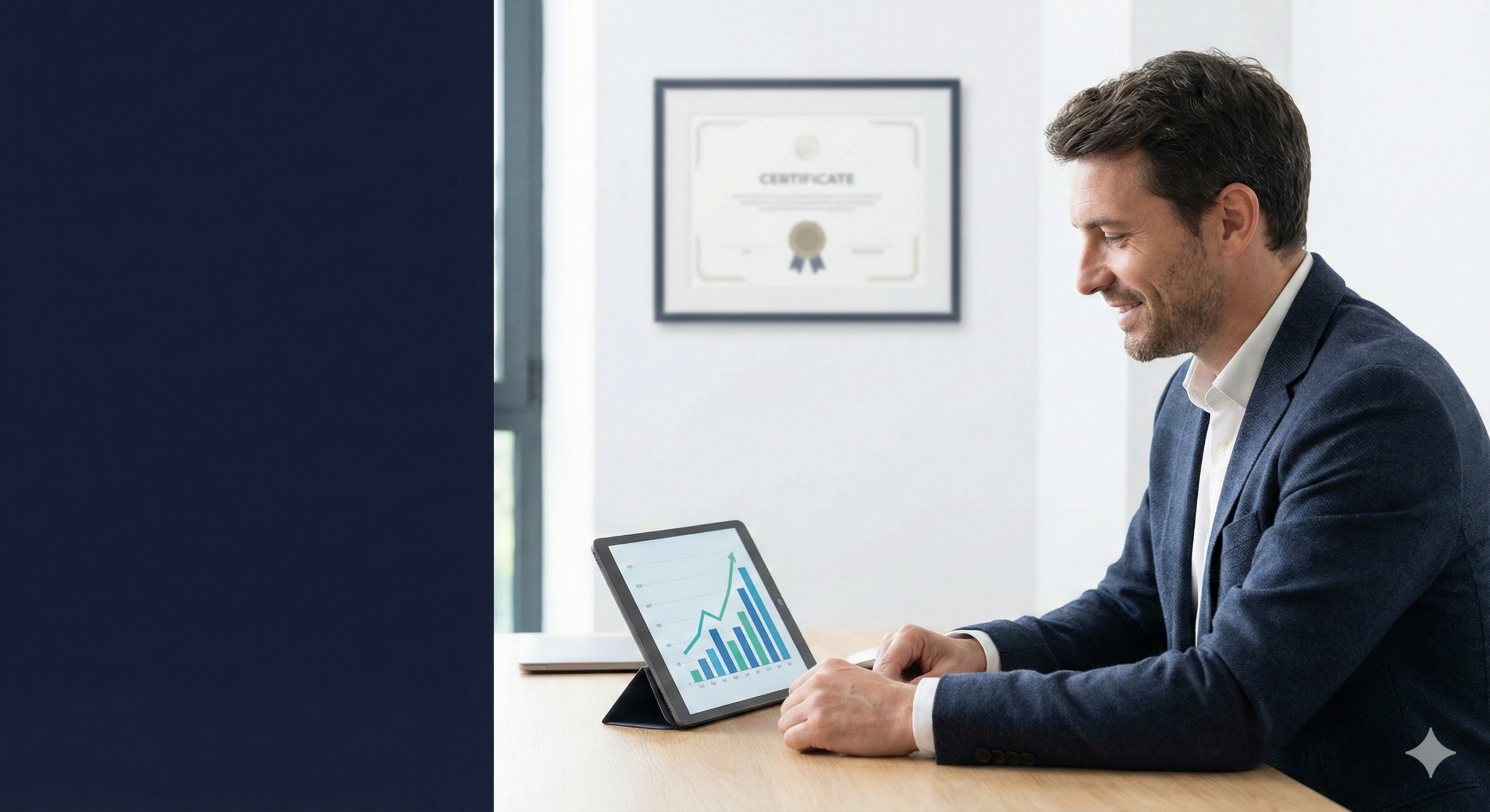 Dirigeant de PME consultant un plan de formation financé par l'OPCO grâce à Maptic