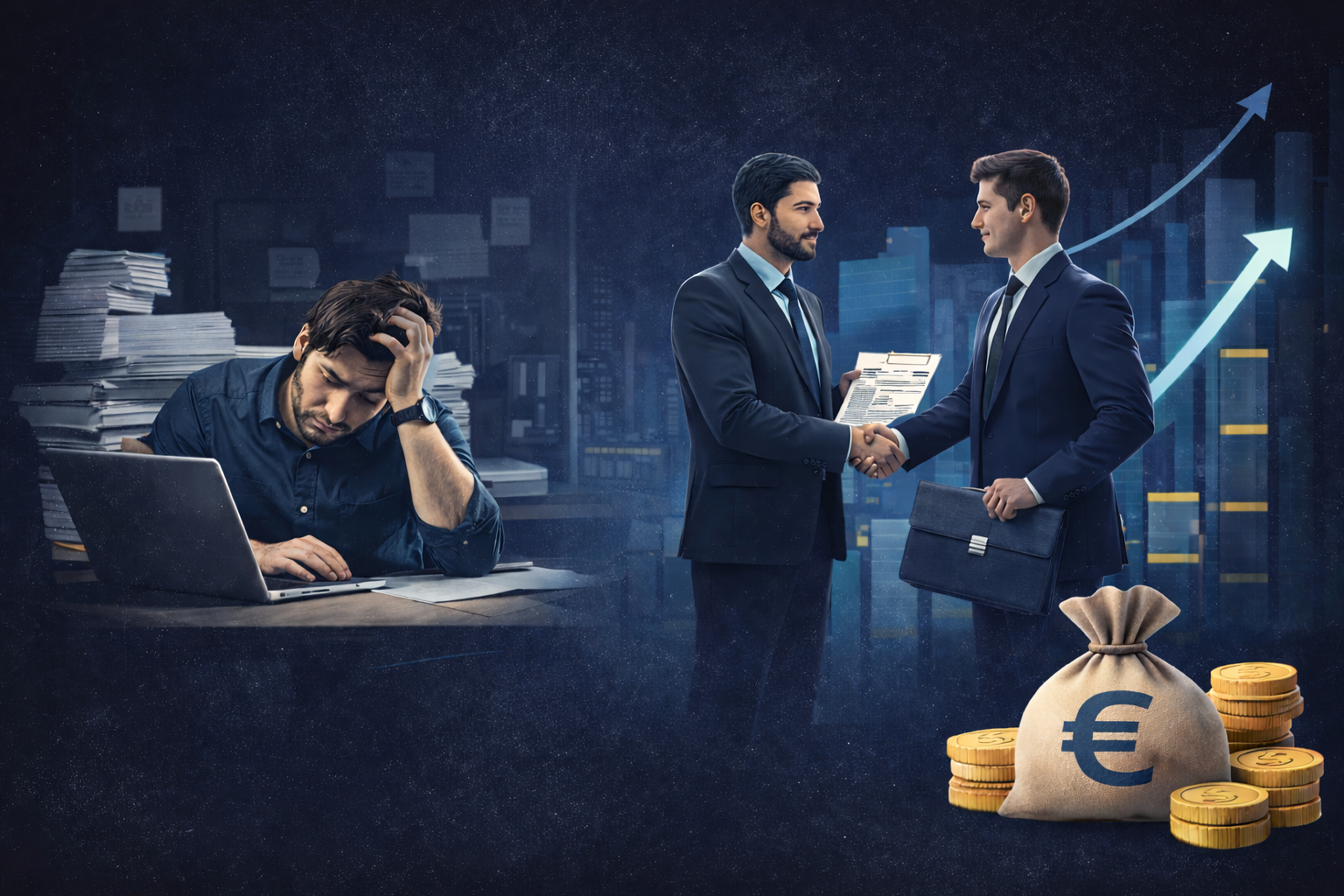 Développement commercial TPE PME externalisé — Maptic Solutions, success fee sur CA signé