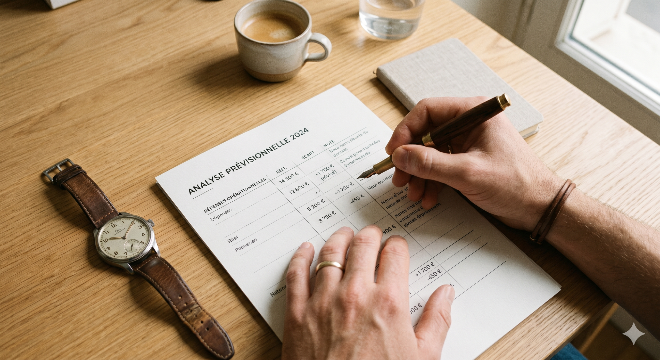 Dirigeant de PME analysant la valorisation de son entreprise avant cession